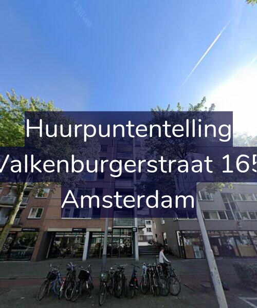 Foto gevel Huurpuntentelling voor Valkenburgerstraat 165, Amsterdam
