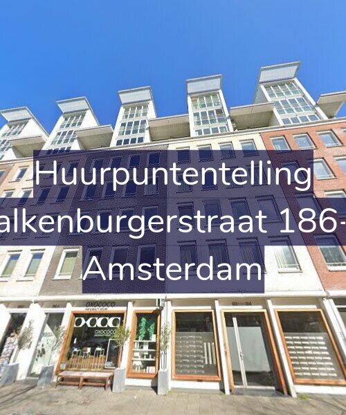 Foto gevel Huurpuntentelling voor Valkenburgerstraat 186-R, Amsterdam