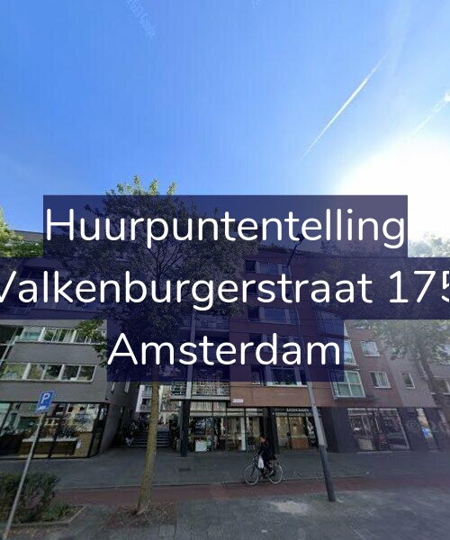 Foto gevel Huurpuntentelling voor Valkenburgerstraat 175, Amsterdam