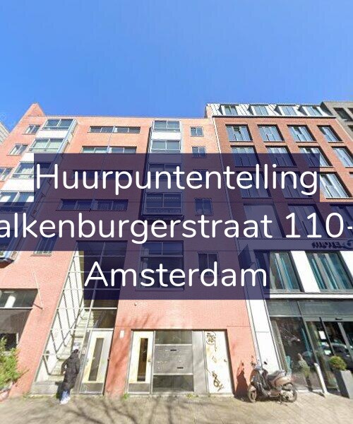 Foto gevel Huurpuntentelling voor Valkenburgerstraat 110-C, Amsterdam