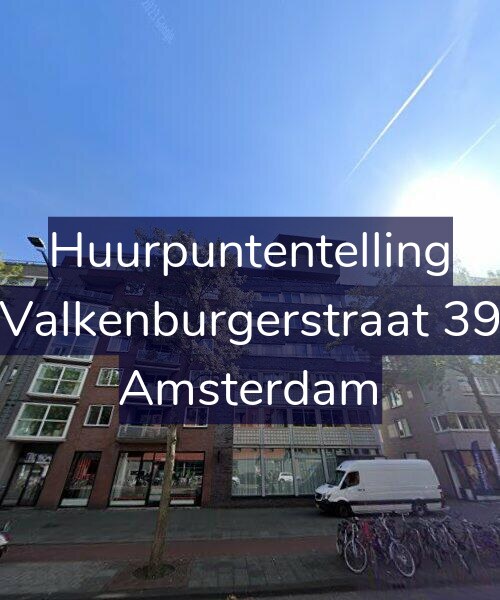 Foto gevel Huurpuntentelling voor Valkenburgerstraat 39, Amsterdam