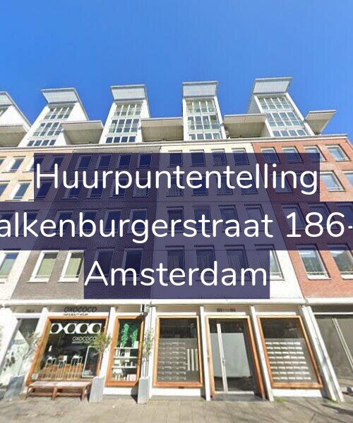 Foto gevel Huurpuntentelling voor Valkenburgerstraat 186-X, Amsterdam