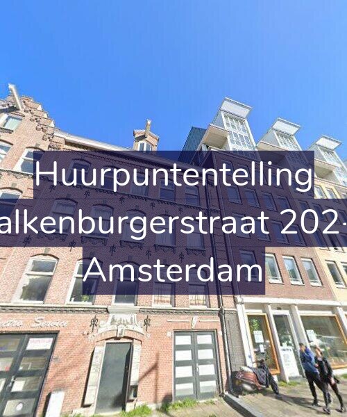 Foto gevel Huurpuntentelling voor Valkenburgerstraat 202-2, Amsterdam