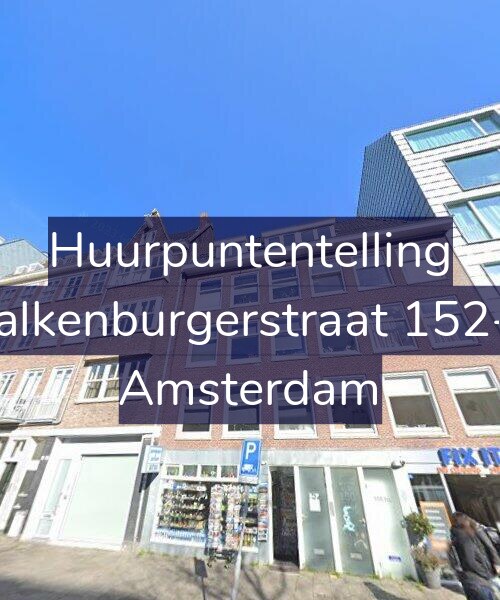 Foto gevel Huurpuntentelling voor Valkenburgerstraat 152-2, Amsterdam