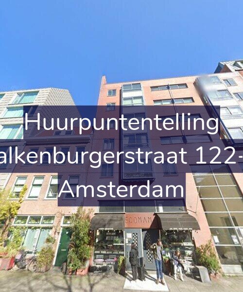 Foto gevel Huurpuntentelling voor Valkenburgerstraat 122-A, Amsterdam