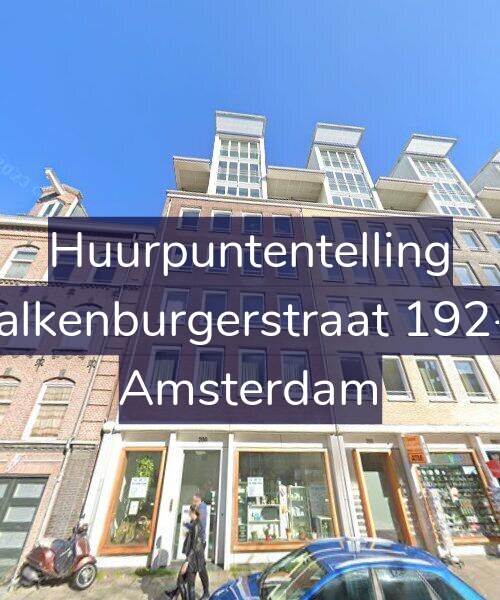 Foto gevel Huurpuntentelling voor Valkenburgerstraat 192-F, Amsterdam