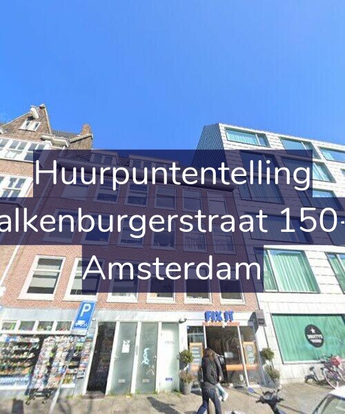 Foto gevel Huurpuntentelling voor Valkenburgerstraat 150-3, Amsterdam