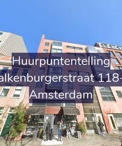 Foto gevel Huurpuntentelling voor Valkenburgerstraat 118-B, Amsterdam