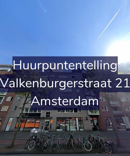 Foto gevel Huurpuntentelling voor Valkenburgerstraat 21, Amsterdam