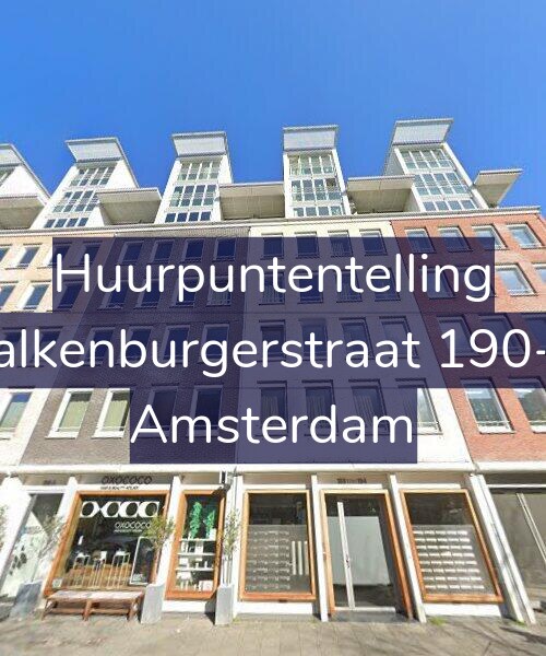 Foto gevel Huurpuntentelling voor Valkenburgerstraat 190-A, Amsterdam