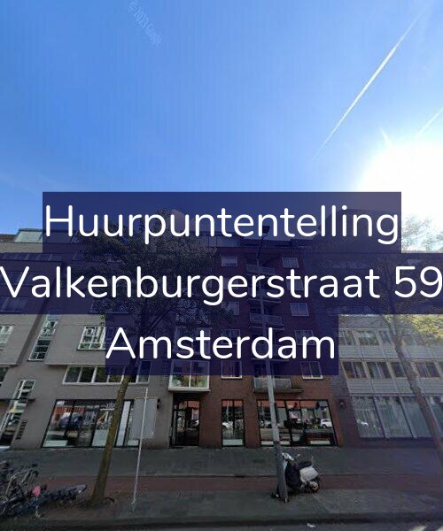 Foto gevel Huurpuntentelling voor Valkenburgerstraat 59, Amsterdam