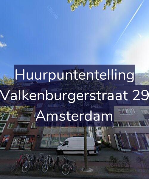 Foto gevel Huurpuntentelling voor Valkenburgerstraat 29, Amsterdam