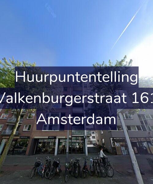 Foto gevel Huurpuntentelling voor Valkenburgerstraat 161, Amsterdam