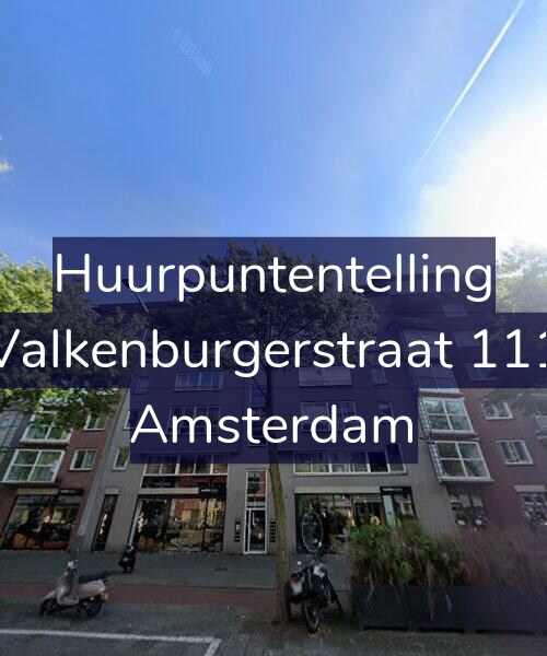 Foto gevel Huurpuntentelling voor Valkenburgerstraat 111, Amsterdam