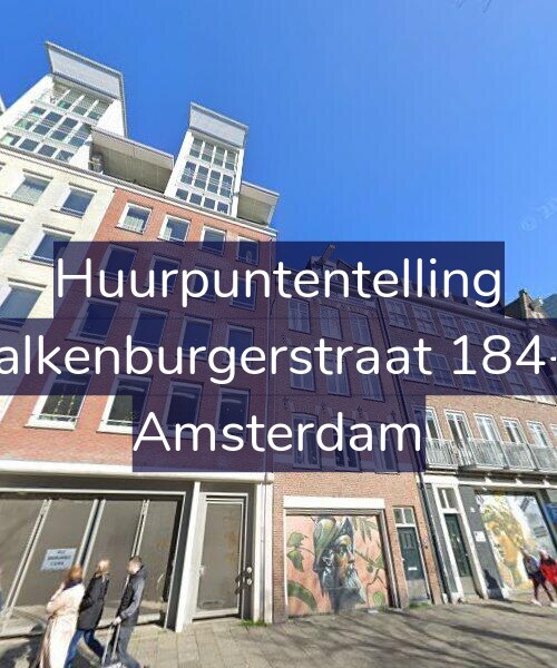 Foto gevel Huurpuntentelling voor Valkenburgerstraat 184-1, Amsterdam