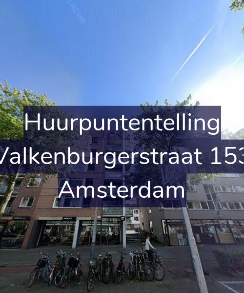 Foto gevel Huurpuntentelling voor Valkenburgerstraat 153, Amsterdam