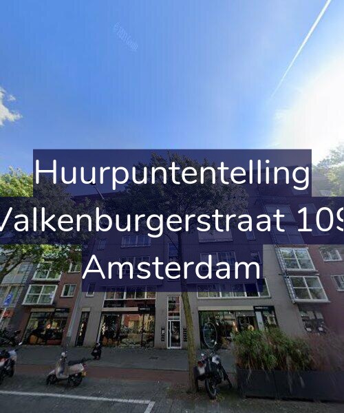 Foto gevel Huurpuntentelling voor Valkenburgerstraat 109, Amsterdam