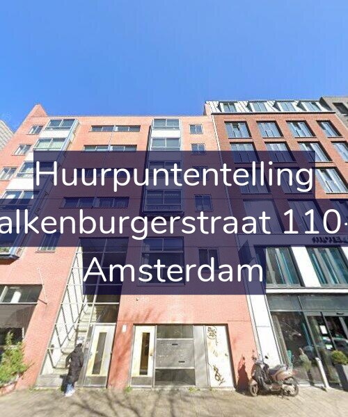 Foto gevel Huurpuntentelling voor Valkenburgerstraat 110-E, Amsterdam