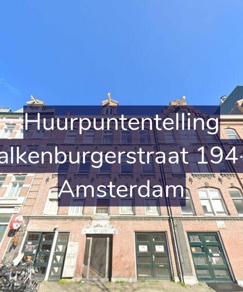 Foto gevel Huurpuntentelling voor Valkenburgerstraat 194-T, Amsterdam