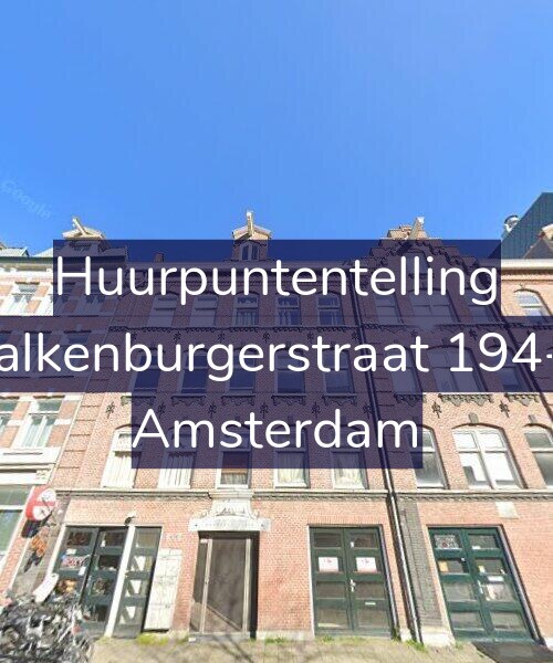 Foto gevel Huurpuntentelling voor Valkenburgerstraat 194-K, Amsterdam