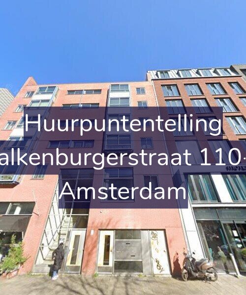 Foto gevel Huurpuntentelling voor Valkenburgerstraat 110-F, Amsterdam