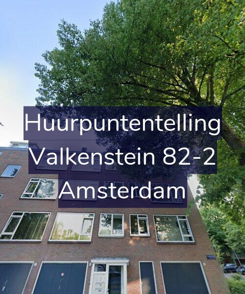 Foto gevel Huurpuntentelling voor Valkenstein 82-2, Amsterdam