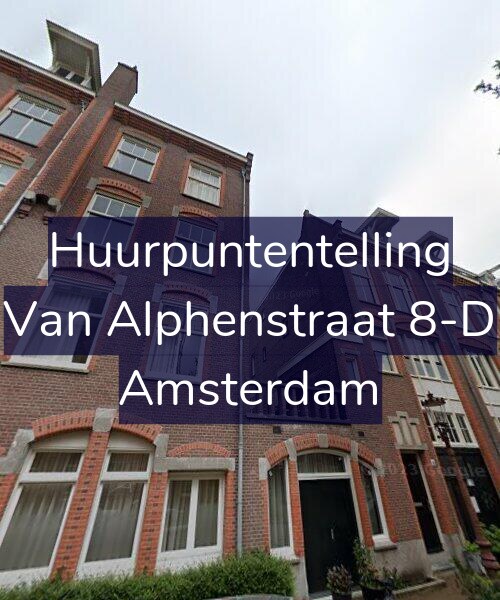Foto gevel Huurpuntentelling voor Van Alphenstraat 8-D, Amsterdam