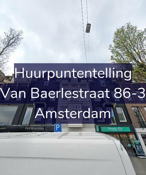 Foto gevel Huurpuntentelling voor Van Baerlestraat 86-3, Amsterdam