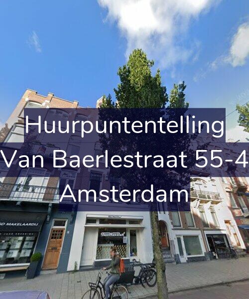 Foto gevel Huurpuntentelling voor Van Baerlestraat 55-4, Amsterdam