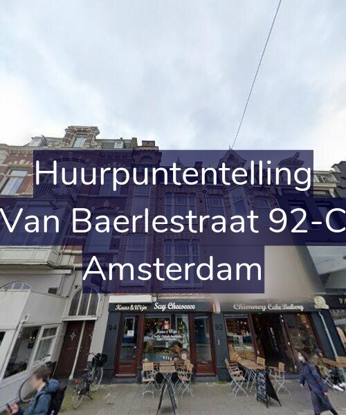 Foto gevel Huurpuntentelling voor Van Baerlestraat 92-C, Amsterdam