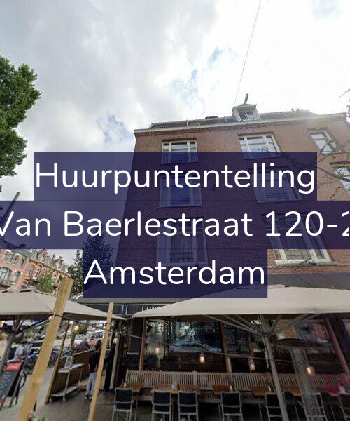 Foto gevel Huurpuntentelling voor Van Baerlestraat 120-2, Amsterdam