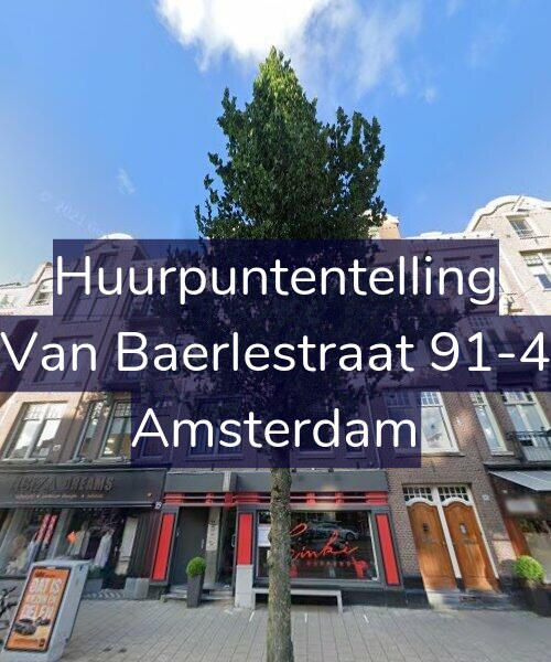 Foto gevel Huurpuntentelling voor Van Baerlestraat 91-4, Amsterdam