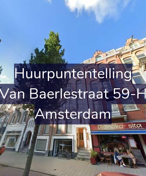Foto gevel Huurpuntentelling voor Van Baerlestraat 59-H, Amsterdam