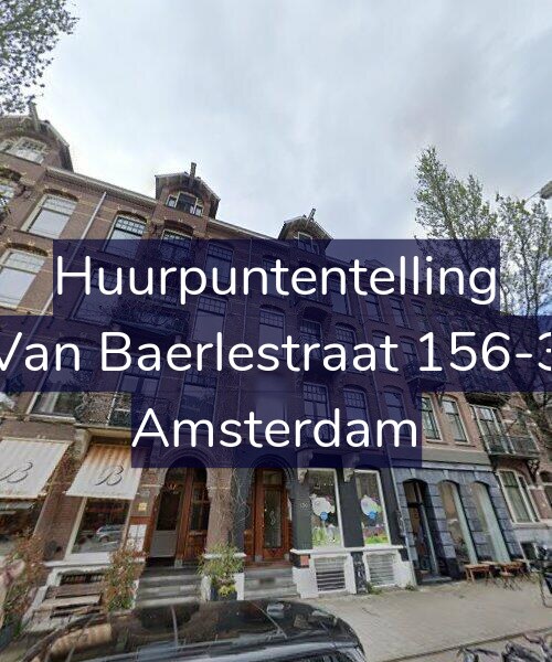 Foto gevel Huurpuntentelling voor Van Baerlestraat 156-3, Amsterdam