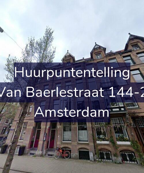 Foto gevel Huurpuntentelling voor Van Baerlestraat 144-2, Amsterdam