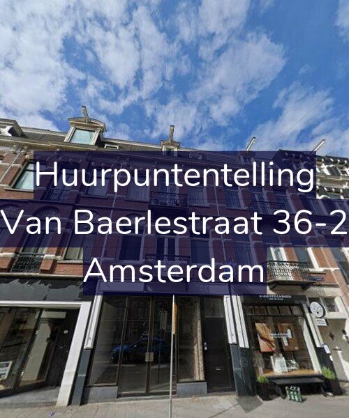 Foto gevel Huurpuntentelling voor Van Baerlestraat 36-2, Amsterdam