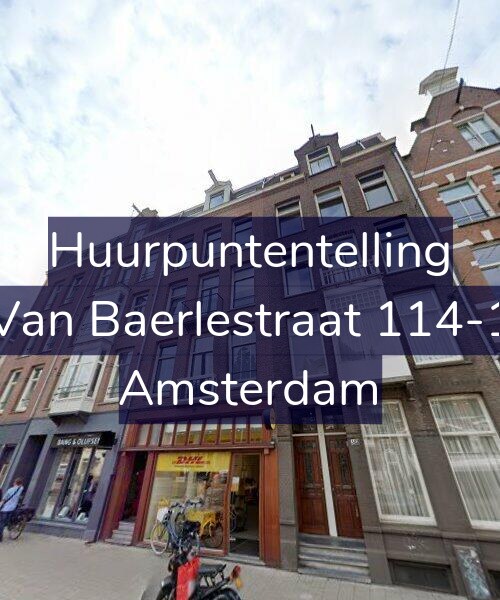 Foto gevel Huurpuntentelling voor Van Baerlestraat 114-1, Amsterdam