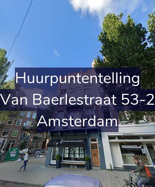 Foto gevel Huurpuntentelling voor Van Baerlestraat 53-2, Amsterdam