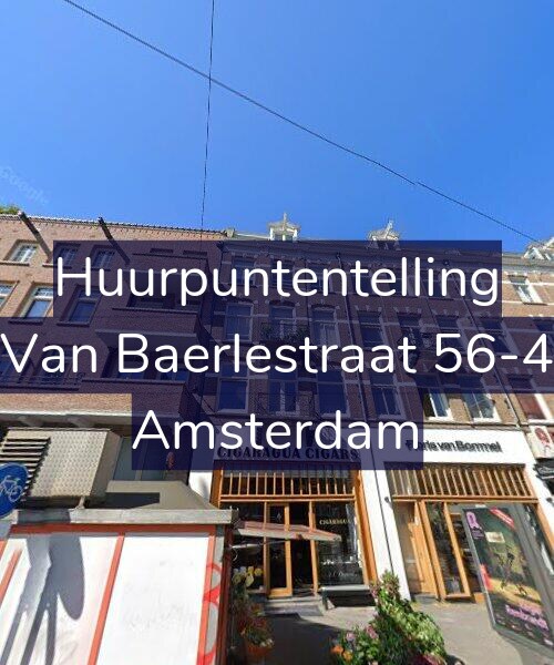 Foto gevel Huurpuntentelling voor Van Baerlestraat 56-4, Amsterdam