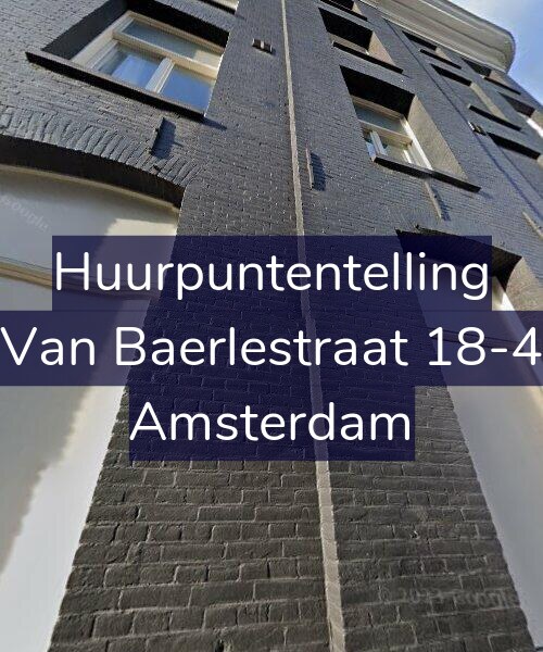 Foto gevel Huurpuntentelling voor Van Baerlestraat 18-4, Amsterdam