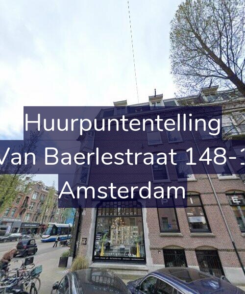 Foto gevel Huurpuntentelling voor Van Baerlestraat 148-1, Amsterdam