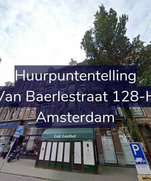Foto gevel Huurpuntentelling voor Van Baerlestraat 128-H, Amsterdam
