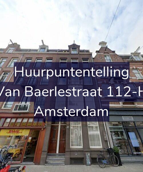 Foto gevel Huurpuntentelling voor Van Baerlestraat 112-H, Amsterdam