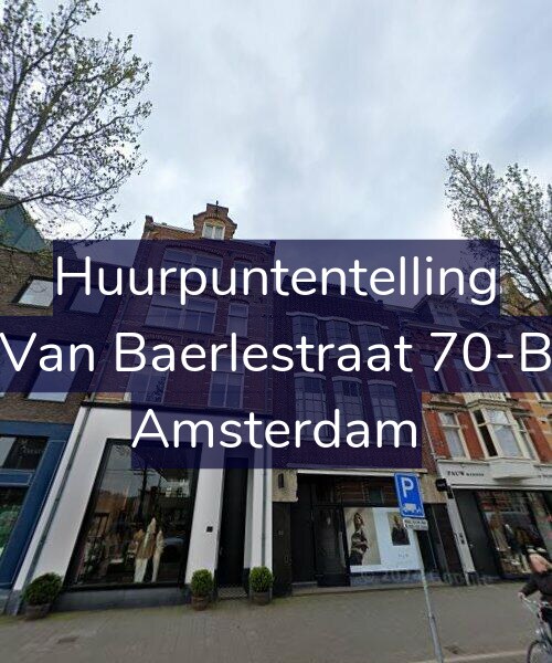 Foto gevel Huurpuntentelling voor Van Baerlestraat 70-B, Amsterdam
