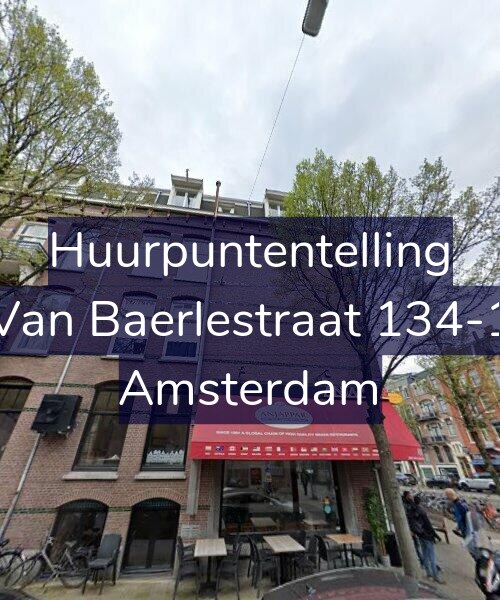 Foto gevel Huurpuntentelling voor Van Baerlestraat 134-1, Amsterdam