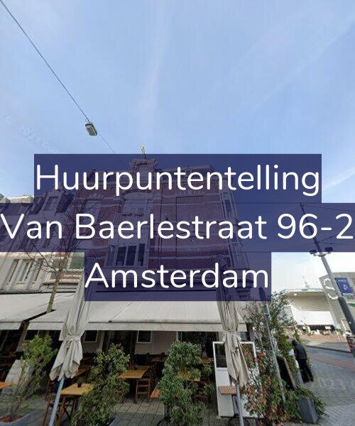 Foto gevel Huurpuntentelling voor Van Baerlestraat 96-2, Amsterdam