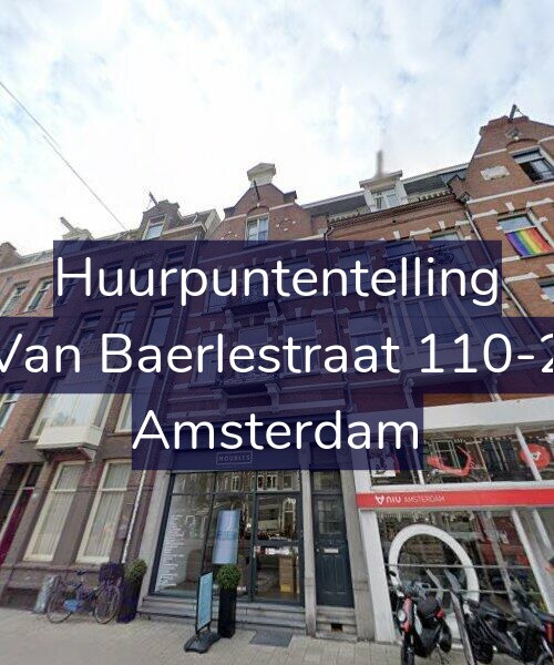 Foto gevel Huurpuntentelling voor Van Baerlestraat 110-2, Amsterdam