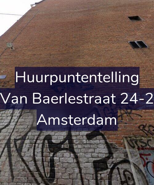 Foto gevel Huurpuntentelling voor Van Baerlestraat 24-2, Amsterdam