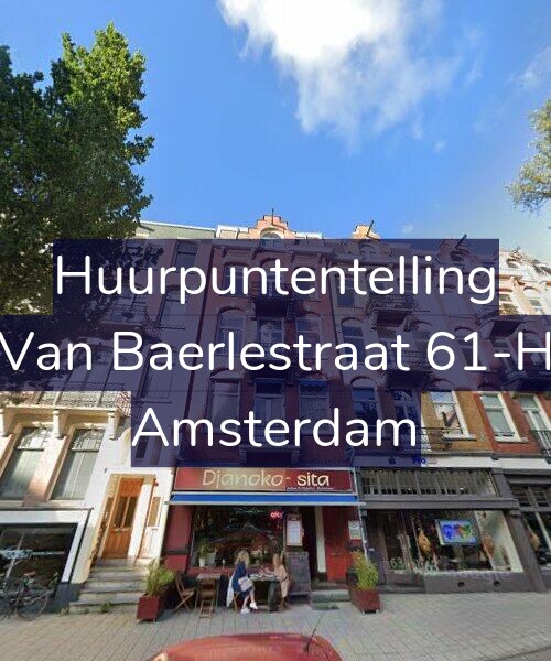Foto gevel Huurpuntentelling voor Van Baerlestraat 61-H, Amsterdam