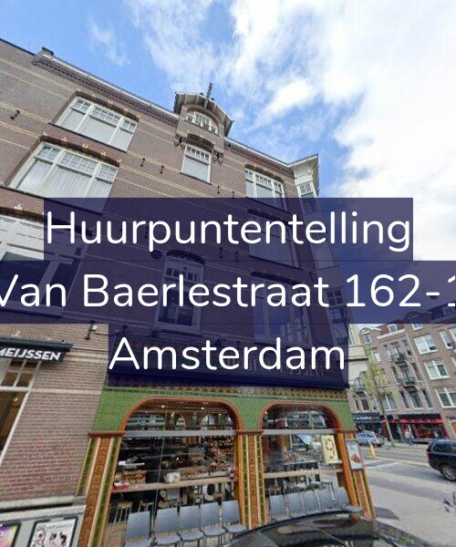 Foto gevel Huurpuntentelling voor Van Baerlestraat 162-1, Amsterdam
